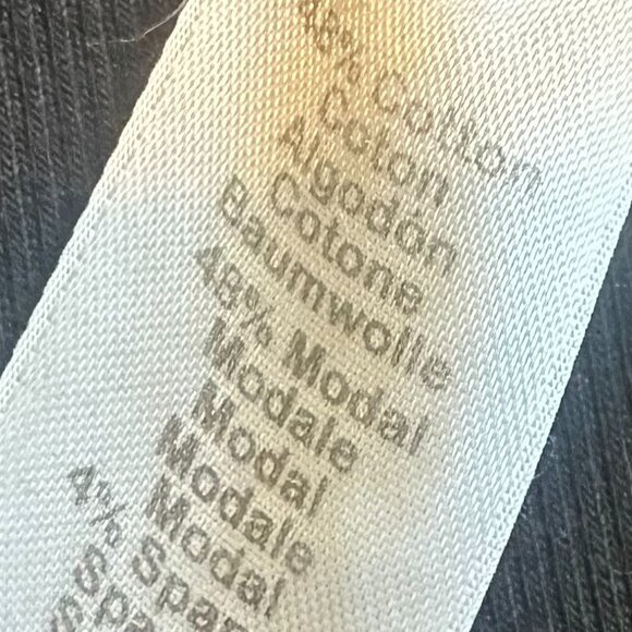 Michael Stars Rosella Black Strapless Dress Ultra Rib Stretch Size XL Women's - Picture 14 of 14